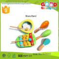 2015 Nuevo producto caliente 5-Piece Set Instrumentos musicales de madera para niños